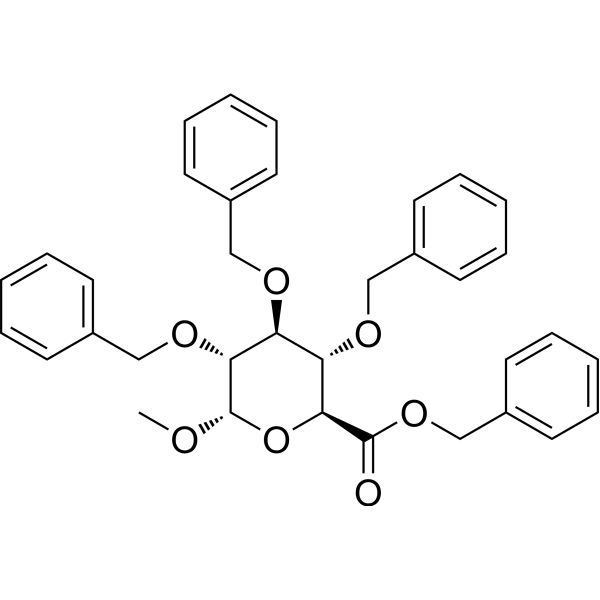 Methyl 2,3,4-Tri-O-benzyl-α-D-glucuronic Acid, Benzyl Ester 142797-33-9